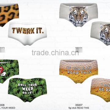 3D print 10pcs selling ready stock sale fast deliver summer new style fashion inflatable underpants for fashion women wear