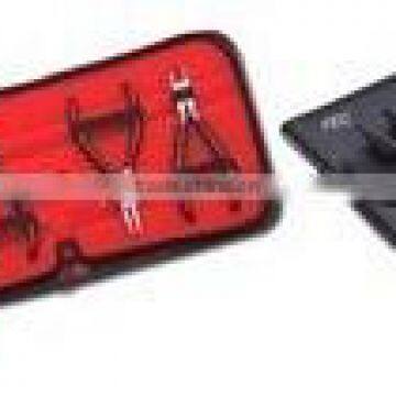 5pcs Tool Kit With Leather Bag Glittering PVC. Contains Chain, Flat,Round, Flat & Half Round& Side Cutter photo-5