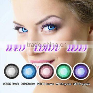 Carnival Party Colored Contact Lenses 14.5 mm Diameter 0.13 mm Slim Wholesale Eye Contact Lenses With Power or Plano photo-3