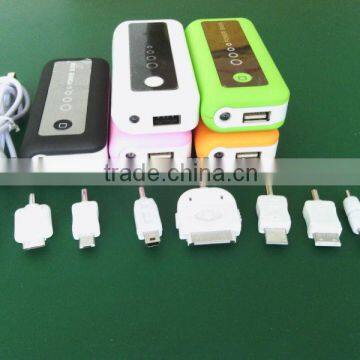 5600mAh portable universal power bank for mobile phone/iPhone/iPad
