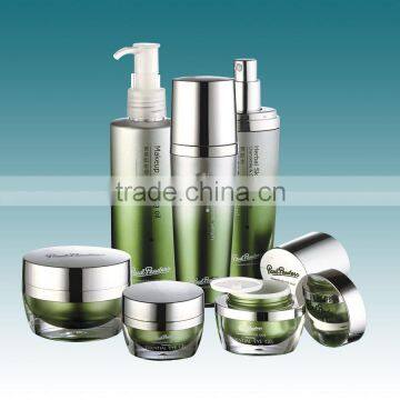 Distinctive Design Plastic Cosmetics Empty Jar for Packaging Acryl Oval Series