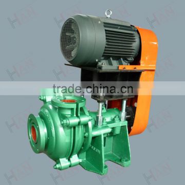 rubber and metal lined centrifugal mining slurry pump