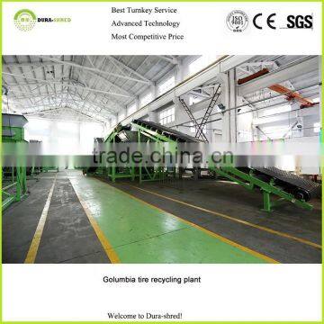 High efficient waste tyre Rubber crumb system