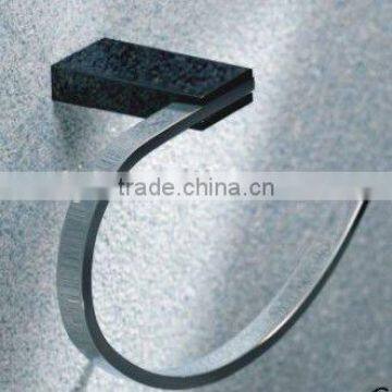 bathroom semicircle brass towel ring