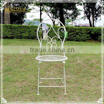 Metal modern garden leisure round coffe chairs