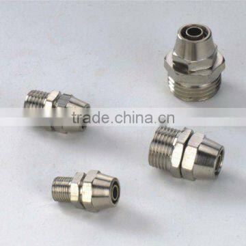 quick screw type male thread brass coupling