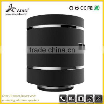 Wholesale Party Silver Bluetooth 2.1 Adin 10w Vibrating Mini Speaker photo-3