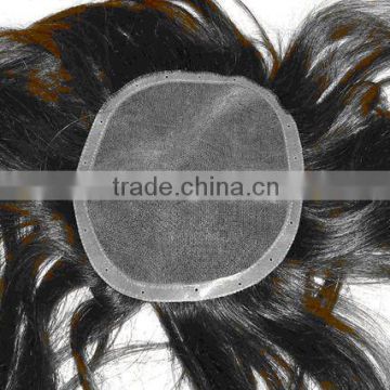 Alibaba China natural human hair men's toupee custom-made, men toupee hair, human hair toupee