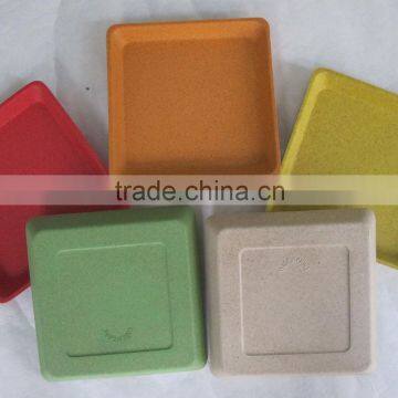 Square Trad Eco-friendly Bamboo Fiber Pot Trays photo-2