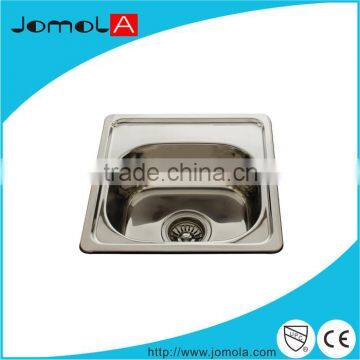 2016 SINGLE BOWL RECTANGULAR KITCHEN STAINLESS STEEL SINK (JS-4848)
