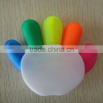 Promotion Item Hand Shape Marker Set 5 in 1 Highlighter