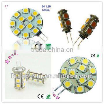 High Luminous LED G4 with 9pcs SMD5050, 2 years warranty