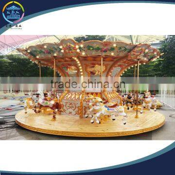 Fairground and playground carousel outdoor amusement park carousel for sale