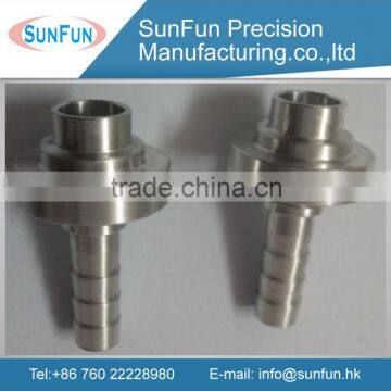 sunfun custom aluminum cnc parts with zinc-plated