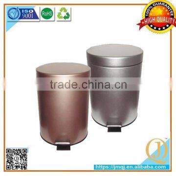 standard size for indoor dustbin anti-fingerprint recycling powder coating dustbin for school