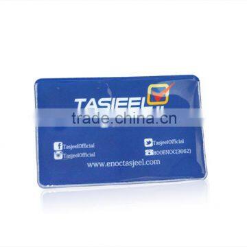 9x6cm Transparant PVC ID Card Holder photo-4