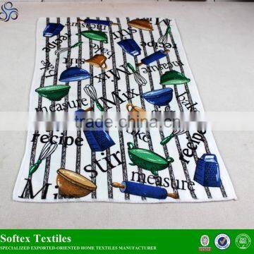 Cheap Microfiber Tea Towel,Complete Sets of Series of Printed Tea Towel photo-4