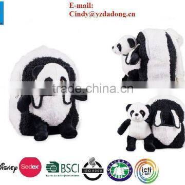 Panda Bear Plush Kids Play Backpack with Removeable Stuffed Panda Bear