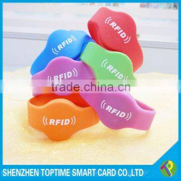 1K Fudan F08 Silicone 125khz rfid wristband