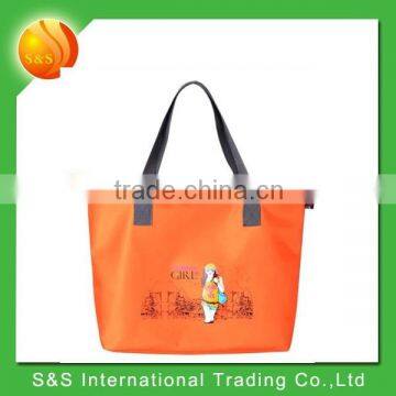 2015 new design ladies tote beach bag