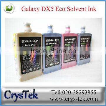 CRYSTEK Galaxy Dx5 Eco solvent ink for Phaeton UD-181LA inkjet printer machine