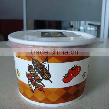 eco-friendly PLA coated paper take away bowls