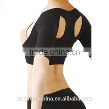 Women's Shapewear Tops Wear Your Own Bra Short Sleeve Slim Crop Top Shaper photo-2