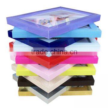 cheap colorful pvc plastic photo frame for promotion gifts