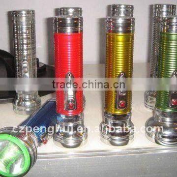 Colorized common flashlight 2xD Size color flashlight