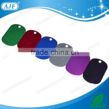 custom engraved Military dog tags or nice key ring with different colors