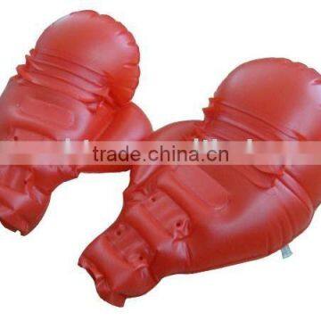 Red color inflatable pvc boxing set for kids