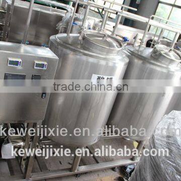 Automatic CIP system for juice processing pipeline