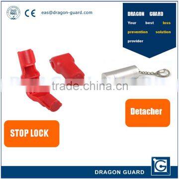 Free Sample 4/5/6/7/8mm supermarket retail shop security lock anti theft stop hang lock for stem hooks