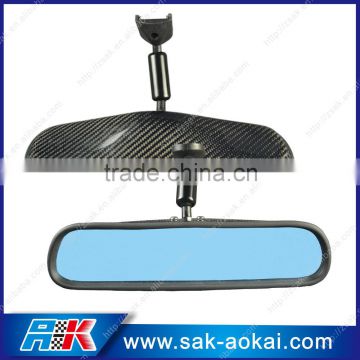 Real Carbon Fiber Interior Rear Mirror With Blue Lens