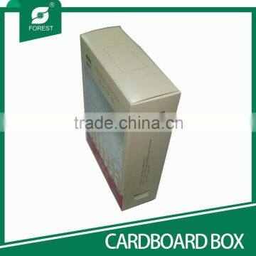 DECORATIVE CARDBOARD PACKING BOX FOR FRUIT WITH PVC WINDOW photo-2