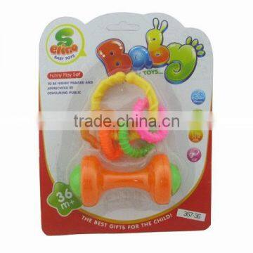 Lovely baby rattle toys , cartoon baby rattle sets, best baby rattles