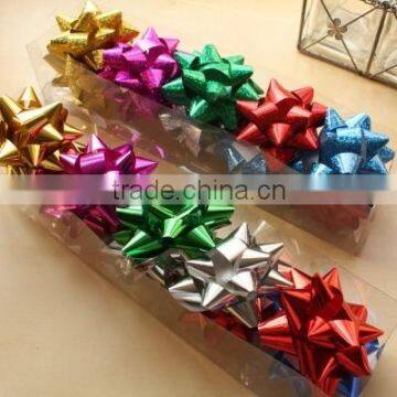 Plastic Ribbon Star Bow for Holiday Decoration photo-3