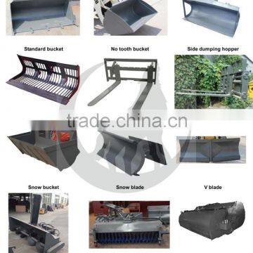 Hydrostatic ZL08 Wheel Loader Changchai 385 Engine 31x15.5-15 Wider Tires photo-6