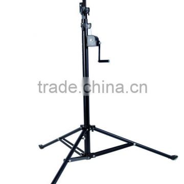 max height 4m hand winch stand adjustable double brace led light stand/4m tripod light stand