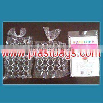 clear plastic ice cube bags with high quality