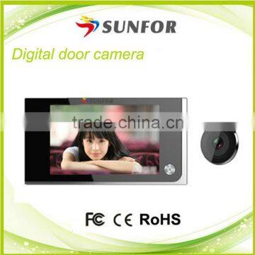 factory supplier infrared wireless door peephole wifi camera for night vision