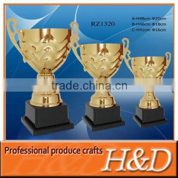 graceful watered metal gold plating trophy for sale