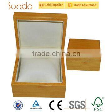 promotion simple natural pine wooden box watch