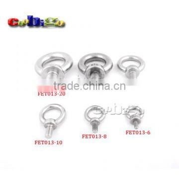 Stainless Steel 304 Eye Bolt Screw For Lifting Machinery Fastener Hardware #FET013