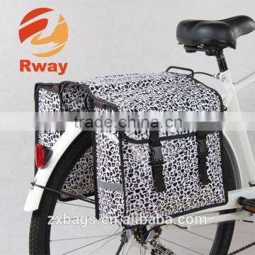 ladies fashion cycling leopard double bag