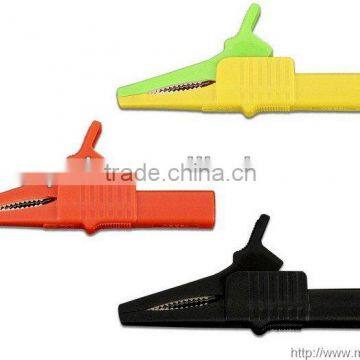 PTL909-5 - insulated crocodile clip / crocodile clip with 4mm socket / test clip crocodile /alligator clips