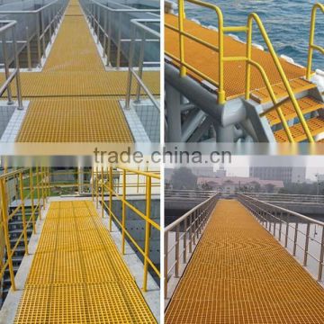 2015 Hot sale professional fiberglass stair tread&ceiling grating