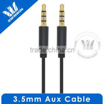 3.5mm male to male stereo aux car audio cable for mobile phone mp3 mp4