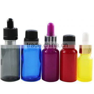 trade assurance hot sale 5ml 10ml 15ml 20ml 25ml 30ml 50ml frost black essential oil glass gold dropper bottle