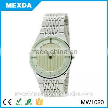 simple high quality brand alloy copuple watch